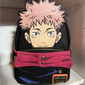 Loungefly Jujutsu Kaisen Yuji Itadori Cosplay Mini Backpack NWT Anime